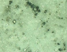 Battery plate covered with sulfation