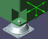 Animated view of ZRD DC Generator isolation mount